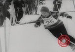 Image of slalom skiing Switzerland, 1960, second 24 stock footage video 65675079821