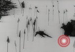 Image of slalom skiing Switzerland, 1960, second 33 stock footage video 65675079821