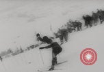 Image of slalom skiing Switzerland, 1960, second 38 stock footage video 65675079821