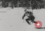 Image of slalom skiing Switzerland, 1960, second 39 stock footage video 65675079821