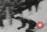 Image of slalom skiing Switzerland, 1960, second 46 stock footage video 65675079821