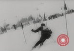 Image of slalom skiing Switzerland, 1960, second 47 stock footage video 65675079821