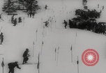 Image of slalom skiing Switzerland, 1960, second 52 stock footage video 65675079821