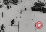 Image of slalom skiing Switzerland, 1960, second 54 stock footage video 65675079821