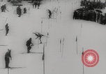 Image of slalom skiing Switzerland, 1960, second 56 stock footage video 65675079821