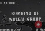 Image of Woleai Atoll bombing WW2 Pacific Ocean, 1944, second 1 stock footage video 65675079833
