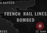 Image of Allied bombing France France, 1944, second 1 stock footage video 65675079834