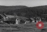 Image of German village artillery shell attack Germany, 1945, second 12 stock footage video 65675079839
