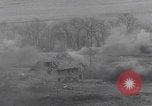 Image of German village artillery shell attack Germany, 1945, second 29 stock footage video 65675079839