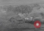 Image of German village artillery shell attack Germany, 1945, second 30 stock footage video 65675079839