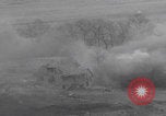 Image of German village artillery shell attack Germany, 1945, second 32 stock footage video 65675079839