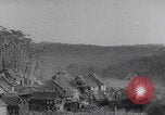 Image of German village artillery shell attack Germany, 1945, second 38 stock footage video 65675079839