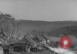 Image of German village artillery shell attack Germany, 1945, second 42 stock footage video 65675079839