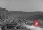 Image of German village artillery shell attack Germany, 1945, second 43 stock footage video 65675079839