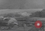 Image of German village artillery shell attack Germany, 1945, second 53 stock footage video 65675079839