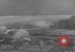 Image of German village artillery shell attack Germany, 1945, second 54 stock footage video 65675079839