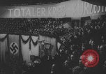 Image Joseph Goebbels Total War discours Berlin Allemagne, 1943, de la seconde 35 séquences d'archives historiques vidéo 65675079855