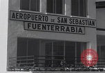 Standbild USAFE Flugzeug San Sebastian San Sebastian Spanien, 1964, aus Sekunde 15 historischem Filmmaterial Videoclip 65675079862