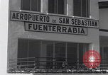 Standbild USAFE Flugzeug San Sebastian San Sebastian Spanien, 1964, aus Sekunde 17 historischem Filmmaterial Videoclip 65675079862