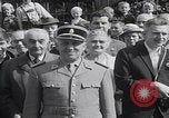 Image of Avenue John F Kennedy plaque unveiling  Luxembourg, 1964, second 10 stock footage video 65675079866