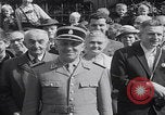 Image of Avenue John F Kennedy plaque unveiling  Luxembourg, 1964, second 13 stock footage video 65675079866