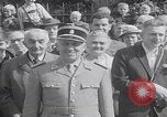 Image of Avenue John F Kennedy plaque unveiling  Luxembourg, 1964, second 14 stock footage video 65675079866