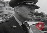Image of Avenue John F Kennedy plaque unveiling  Luxembourg, 1964, second 33 stock footage video 65675079866