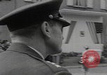 Image of Avenue John F Kennedy plaque unveiling  Luxembourg, 1964, second 34 stock footage video 65675079866