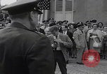 Image of Avenue John F Kennedy plaque unveiling  Luxembourg, 1964, second 39 stock footage video 65675079866