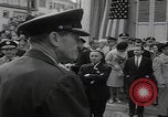 Image of Avenue John F Kennedy plaque unveiling  Luxembourg, 1964, second 40 stock footage video 65675079866