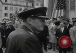 Image of Avenue John F Kennedy plaque unveiling  Luxembourg, 1964, second 41 stock footage video 65675079866