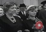 Image of Avenue John F Kennedy plaque unveiling  Luxembourg, 1964, second 48 stock footage video 65675079866