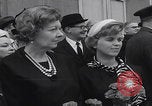Image of Avenue John F Kennedy plaque unveiling  Luxembourg, 1964, second 51 stock footage video 65675079866
