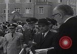 Image of Avenue John F Kennedy plaque unveiling  Luxembourg, 1964, second 62 stock footage video 65675079866