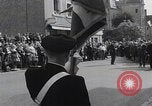 Image of Avenue John F Kennedy inauguration Luxembourg, 1964, second 35 stock footage video 65675079867