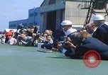 Image of USS Nimitz keel laying ceremony Newport News Virginia USA, 1968, second 1 stock footage video 65675079881