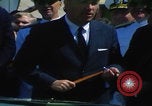 Image of USS Nimitz keel laying ceremony Newport News Virginia USA, 1968, second 11 stock footage video 65675079881