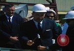 Image of USS Nimitz keel laying ceremony Newport News Virginia USA, 1968, second 28 stock footage video 65675079881
