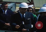 Image of USS Nimitz keel laying ceremony Newport News Virginia USA, 1968, second 29 stock footage video 65675079881