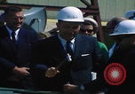 Image of USS Nimitz keel laying ceremony Newport News Virginia USA, 1968, second 30 stock footage video 65675079881