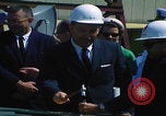Image of USS Nimitz keel laying ceremony Newport News Virginia USA, 1968, second 31 stock footage video 65675079881