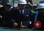 Image of USS Nimitz keel laying ceremony Newport News Virginia USA, 1968, second 32 stock footage video 65675079881