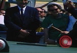 Image of USS Nimitz keel laying ceremony Newport News Virginia USA, 1968, second 52 stock footage video 65675079881