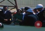 Image of USS Nimitz keel laying ceremony Newport News Virginia USA, 1968, second 60 stock footage video 65675079881