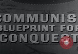 Image of Communist Blueprint for Conquest United States USA, 1956, second 12 stock footage video 65675079896