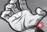 Image of Communist fist cartoon United States USA, 1956, second 10 stock footage video 65675079897