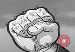 Image of Communist fist cartoon United States USA, 1956, second 15 stock footage video 65675079897