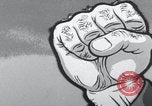 Image of Communist fist cartoon United States USA, 1956, second 20 stock footage video 65675079897