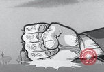 Image of Communist fist cartoon United States USA, 1956, second 27 stock footage video 65675079897