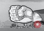 Image of Communist fist cartoon United States USA, 1956, second 31 stock footage video 65675079897